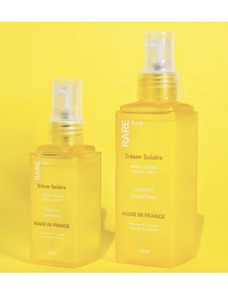 Rare Paris Soothing facial mist Trésor Solaire (Wyciszająca mgiełka do twarzy) 120 ml