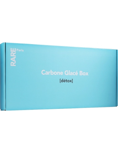 Rare Paris Carbone Glace Box Detox (Zestaw 1 opakowanie masek Carbone Glace 5 szt, Woda Micelarna 250ml, 2 pady do demakijażu)