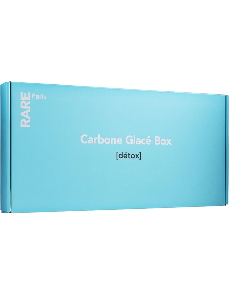 Rare Paris Carbone Glace Box Detox (Zestaw 1 opakowanie masek Carbone Glace 5 szt, Woda Micelarna 250ml, 2 pady do demakijażu)