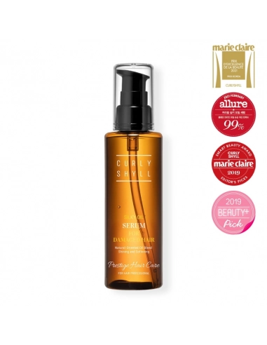 CURLY SHYLL Silky Oil Serum - Serum do włosów z proteinami jedwabiu 100 ml