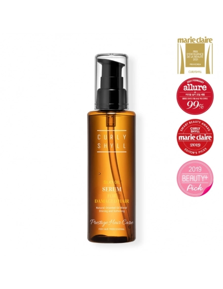 CURLY SHYLL Silky Oil Serum - Serum do włosów z proteinami jedwabiu 100 ml
