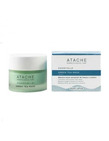Atache Essentielle Reafirming Mask Green Tea - Regenerująca i łagodząca maska ​​z ekstraktem z zielonej herbaty 50 ml