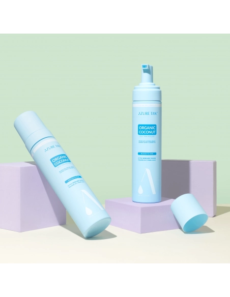 Azure Tan Pianka samoopalająca – Organic Coconut – od medium do dark, 200 ml