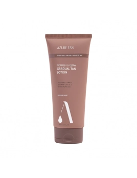 Azure Tan Nourish & Glow – stopniowo opalający balsam do ciała: od medium do dark, 200 ml