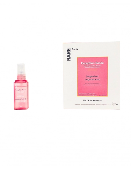 Zestaw Exception Rosée – Regenerująca mgiełka do twarzy 120 ml + 5 regenerujących masek w płachcie