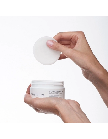 Instytutum Flawless Pads - płatki dyski nawilżające z kwasami do głębokiej naprawy skóry 60 szt