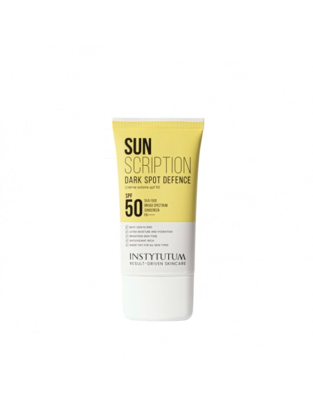 INSTYTUTUM Sunscription Dark Spot Defence SPF50 – Tonujący krem przeciwsłoneczny | Tenderness.com.pl