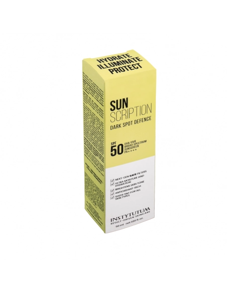 INSTYTUTUM Sunscription Dark Spot Defence SPF50 – Tonujący krem przeciwsłoneczny | Tenderness.com.pl